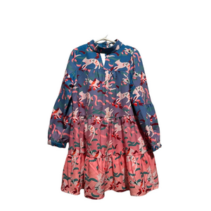 Colorful animal Print Dress seems to be a size M